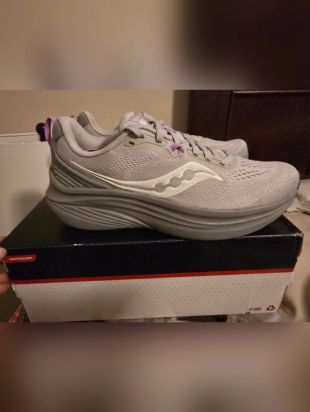 NEW Saucony Lancer Run Women's Size 10 Cloud/Carbon Running Shoes - NIB